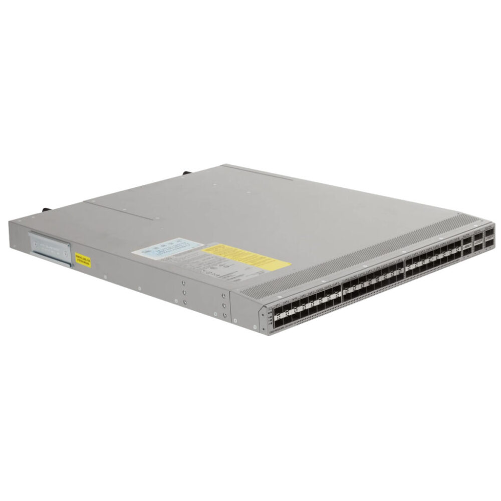 Switch Cisco Nexus N9K C93180YC-FX 48 Portas 1/10/25G SFP+/SFP28 + 6 Portas 40/100G QFSP28 GERENCIÁVEL L3 (Equipamento usado) - Imagem 2