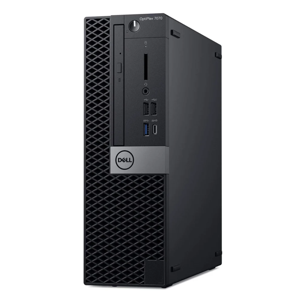 Computador Dell OptiPlex 7070 Desktop Compacto Intel Core i7 8º Geração RAM 8GB SSD 256GB Windows 10 Pro (Equipamento Usado)