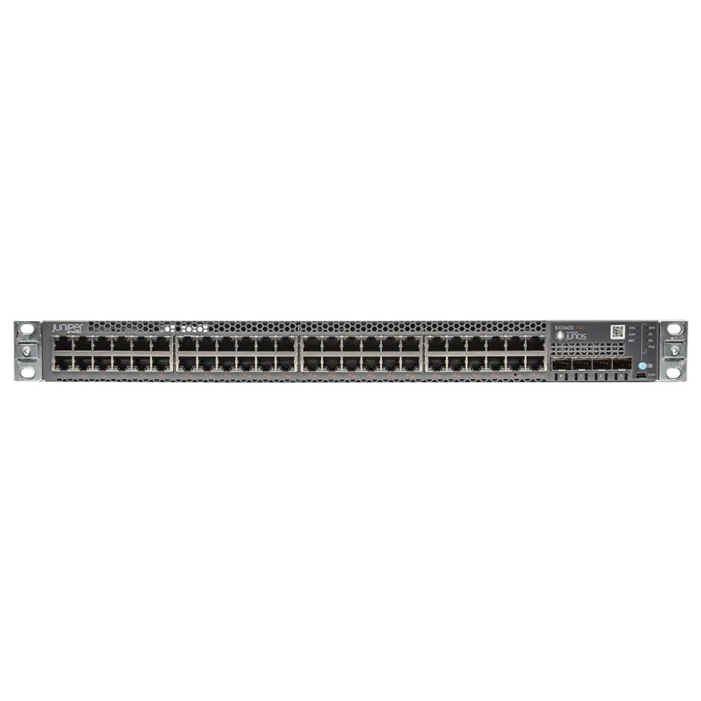 Switch Juniper EX3400 48 Portas 10/100/1000 + 4 Portas SFP + 10GB GERENCIÁVEL L2/L3 (Equipamento usado) - Imagem 3