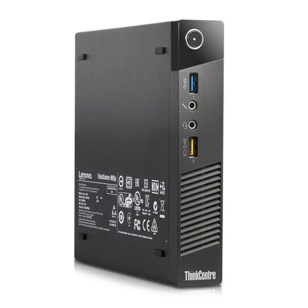 Computador Lenovo ThinkCentre M93P Mini Desktop Compacto Intel Core i3 4º Geração RAM 8GB SSD 256GB Windows 10 Pro (Equipamento Usado)
